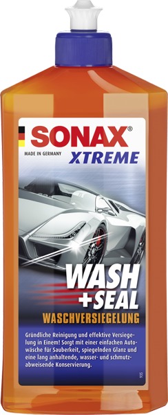 Автошампунь (мойка+защита) "Экстрим серия" SONAX 244200. 500 мл