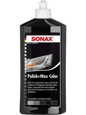 Тонирующая полироль SONAX (черная), (296100) Объем 500 мл. - фото1 Тонирующая полироль SONAX (черная), (296100) Объем 500 мл. - фото1