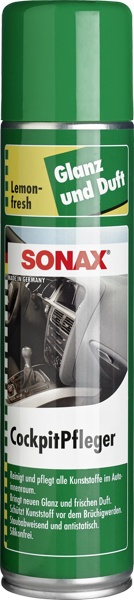 Средство для панели, Лимон SONAX 343300. Объем 400 мл.