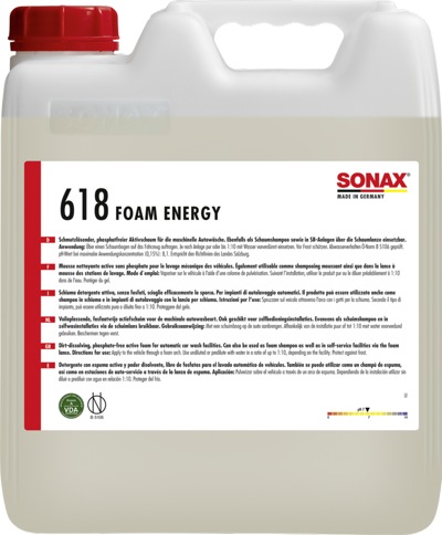 Активная пена SONAX 618, 10л - фото1