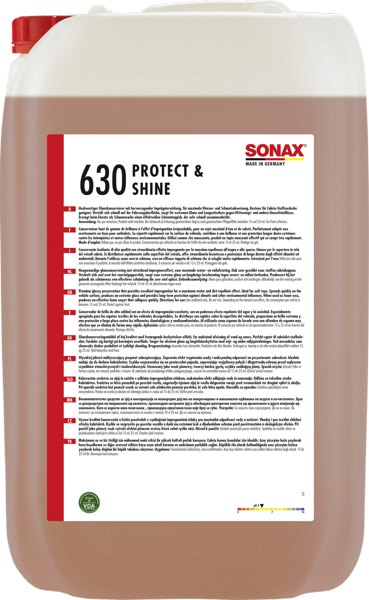 Бриллиантовый воск ПЛЮС SONAX 630 Protect & Shine, 10л.