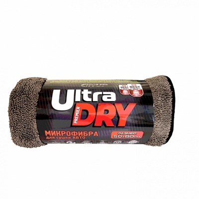 Ultra Dry Premier -Супервпитывающая микрофибра для сушки кузова 50*80 см - фото1