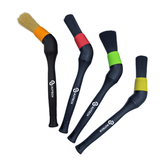 Набор из четырёх кистей для очистки салона автомобиля Interior Brush Set, к-т из 4-х штук Au-2611