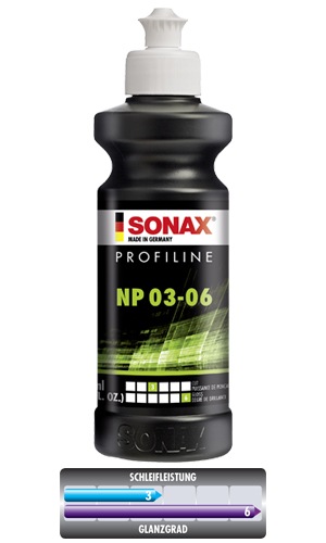 Нанополироль для восстановления блеска твердых лаков NP 03-06 Sonax Profiline , 250 мл - фото1 Нанополироль для восстановления блеска твердых лаков NP 03-06 Sonax Profiline , 250 мл - фото1