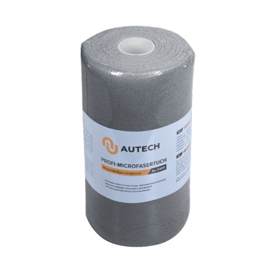 PROFI-MICROFASERTUCH Микрофибра салфетка 25*25 см, серая, Рулон 50 шт. - фото1