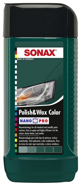 Тонирующая полироль (зеленая), SONAX (296741) Объем 250 мл. - фото1 Тонирующая полироль (зеленая), SONAX (296741) Объем 250 мл. - фото1