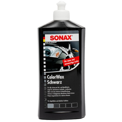 Черный цветной воск красящий SONAX Color Wax Scharz, 500 мл, арт. 298200 - фото1 Черный цветной воск красящий SONAX Color Wax Scharz, 500 мл, арт. 298200 - фото1