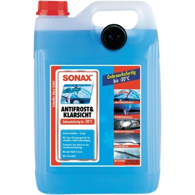 Незамерзающая жидкость в омыватель, готов. раствор -20 грд, SONAX (332500) 5 л