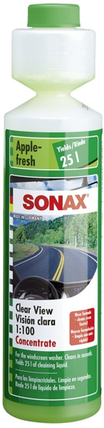 Концетрт 1:100 для омывания стекол, Яблко SONAX (372141) Объем 250 мл. - фото1