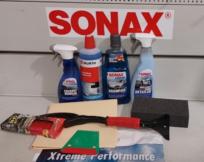 Набор автокосметики SONAX + WURTH ( 8 прредметов) - фото1 Набор автокосметики SONAX + WURTH ( 8 прредметов) - фото1