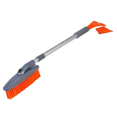 Щетка от снега + скребок (мягкая щетина, поворотная голова, телескоп.рукоятка 86-123см), арт. AB-R-06 - фото2 Щетка от снега + скребок (мягкая щетина, поворотная голова, телескоп.рукоятка 86-123см), арт. AB-R-06 - фото2
