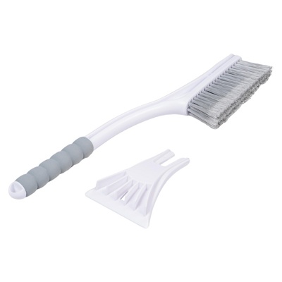 Щетка от снега и льда с мягкой распушённой щетиной + скребок (54 см) арт. AB-R-02R - фото2 Щетка от снега и льда с мягкой распушённой щетиной + скребок (54 см) арт. AB-R-02R - фото2