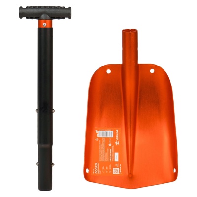 Лопата лавинная алюминиевая складная (66-82*21 см), арт. AB-S-07 фото-4 Лопата лавинная алюминиевая складная (66-82*21 см), арт. AB-S-07 фото-4