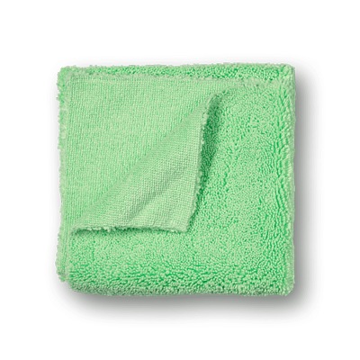 PROFI-MICROFASERTUCH GRUN Микрофибра салфетка 40х40, зеленая, 520 гр/м,кв., Au-2413 - фото2