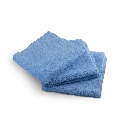 PROFI-MICROFASERTUCH BLAU Профессиональная микрофибра, 40х40, комплект 3 шт. (Au-241/3) - фото2