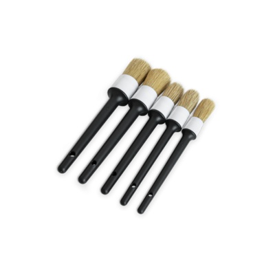 Кисточки из натурального волоса кабана 5 шт. Au-255 - фото1