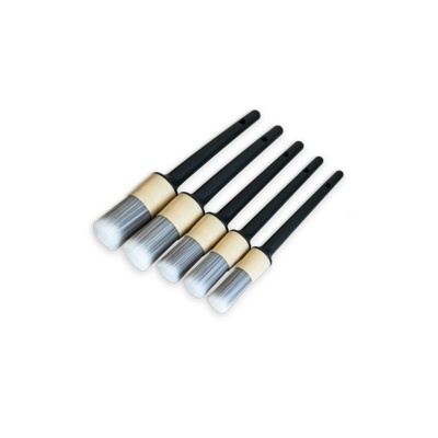 Кисточки с мягким искусственным ворсом, комплект 5 шт, Au-259 - фото1