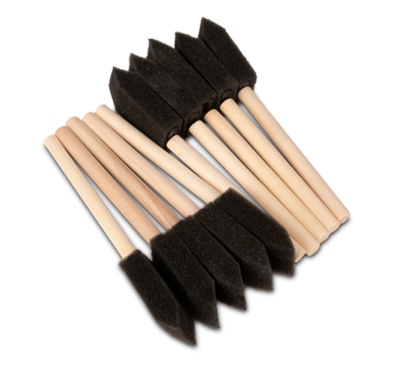 Губка- шпатель на деревянной ручке, комплект 10 ш - фото1 Губка- шпатель на деревянной ручке, комплект 10 ш - фото1