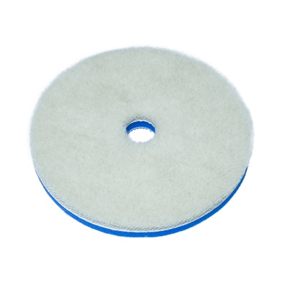 Белый полировочный круг шерсть 5мм Doodle Wool-Pad white 135/15/135мм