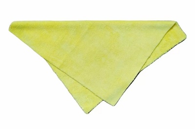 Микрофибра, желтая, 40х40, 400 гр/м.кв - фото1
