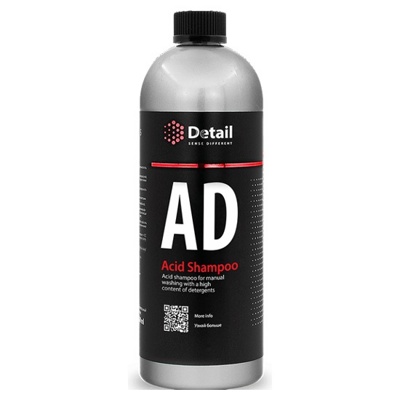 Кислотный шампунь для авто Detail (AD) "Acid Shampoo, 1л - фото1 Кислотный шампунь для авто Detail (AD) "Acid Shampoo, 1л - фото1