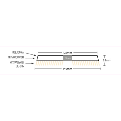 Меховой полировальный круг на полутвёрдом Termo поролоне (25 мм). Zvizzer Thermo Wool 140/25/125мм - фото2 Меховой полировальный круг на полутвёрдом Termo поролоне (25 мм). Zvizzer Thermo Wool 140/25/125мм - фото2