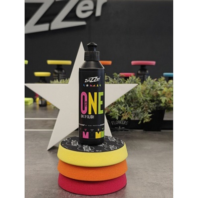 Набор для одношаговой полировки паста One Polish с защитой лака, 250 мл и круги разной степени жесткости 135мм ZV-ST00025010OP_SET - фото1