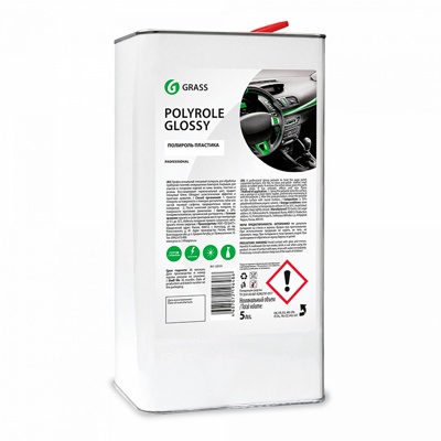 Полироль-очиститель пластика «Polyrol Glossy» глянцевый блеск, 5 кг, Grass