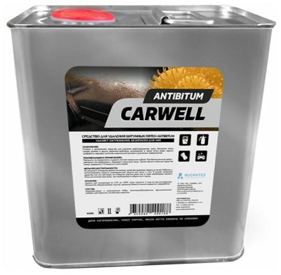 Очиститель битумных пятен CARWELL ANTIBITUM PARKING NEW, 5л