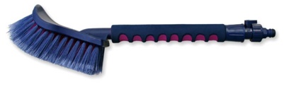 Щетка для мытья  с ручкой, СА-536М (изогн.ручка с краном), малая - фото1